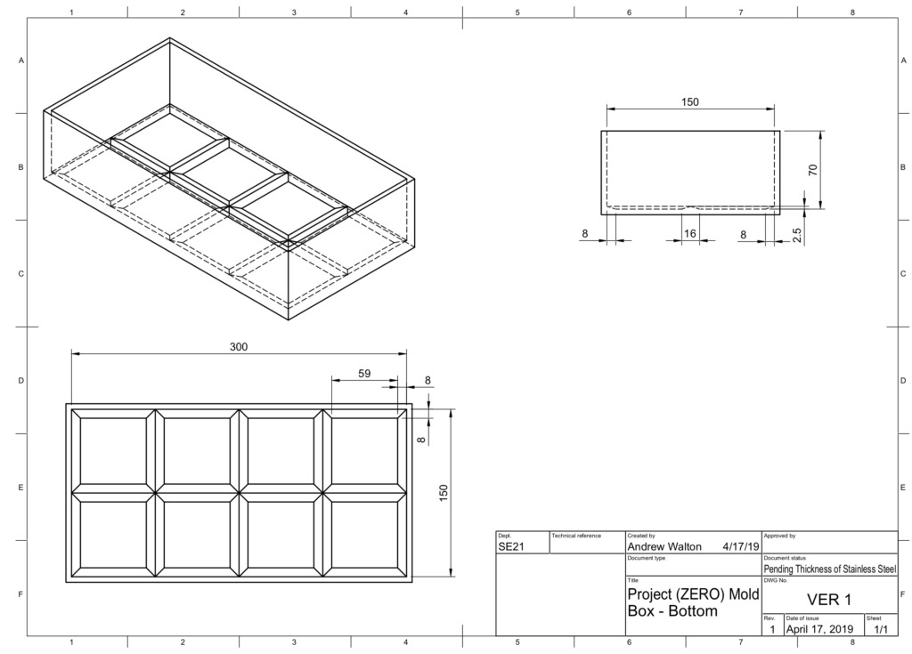 Project (Zero) - Mold Drawing